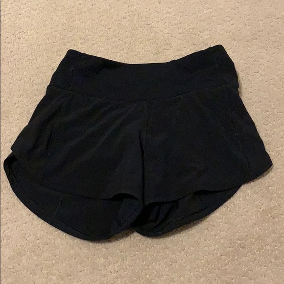black lulu shorts